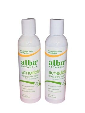 Alba Botanica Acnedote Deep Pore face wash bundle